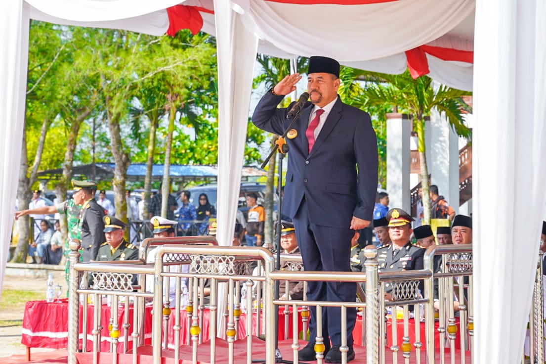Bupati Baharuddin Siagian Menjadi Inspektur Upacara Peringatan Hari Lahir Pancasila Tahun 2025