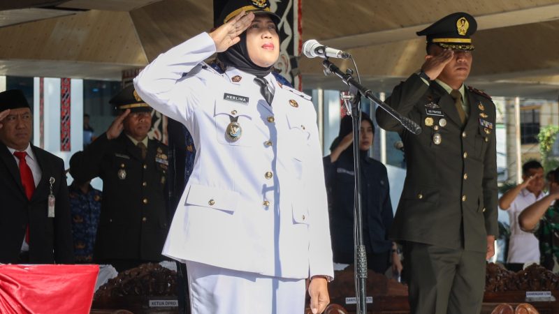 Wakil Wali Kota Pematangsiantar Herlina Pimpin Upacara Peringatan Hari Lahir Pancasila Tahun 2025