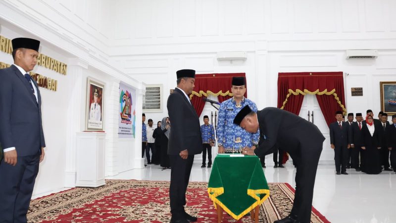 Bupati Darma Wijaya Lantik Suwanto Nasution Sebagai Sekdakab Sergai