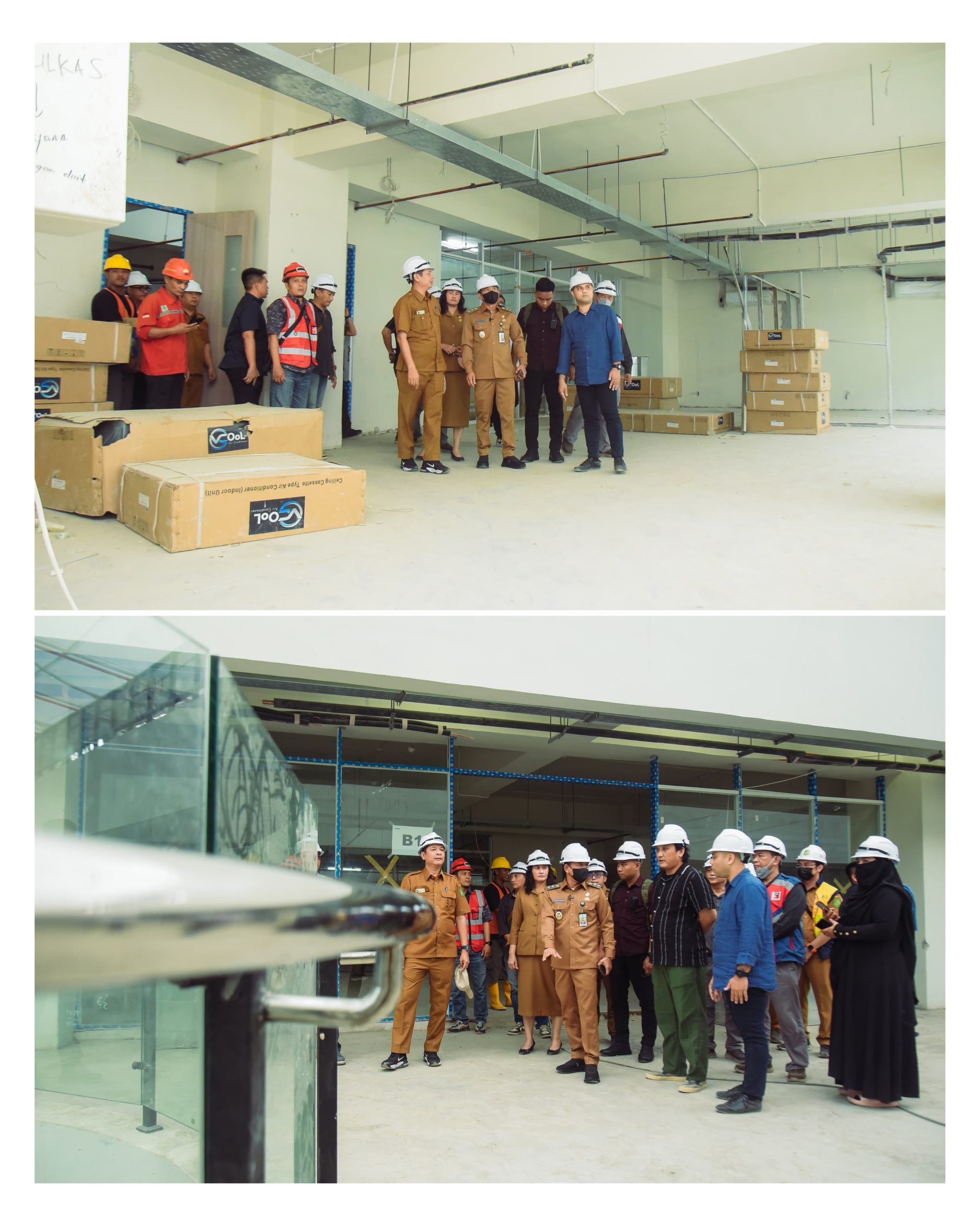 Pastikan Progres Pengerjaan berjalan Lancar, Zakiyuddin Harahap Tinjau Basement Lapangan Merdeka