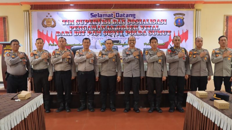 Polres Pematangsiantar Terima Kunjungan Kerja Ditpamobvit Polda Sumut