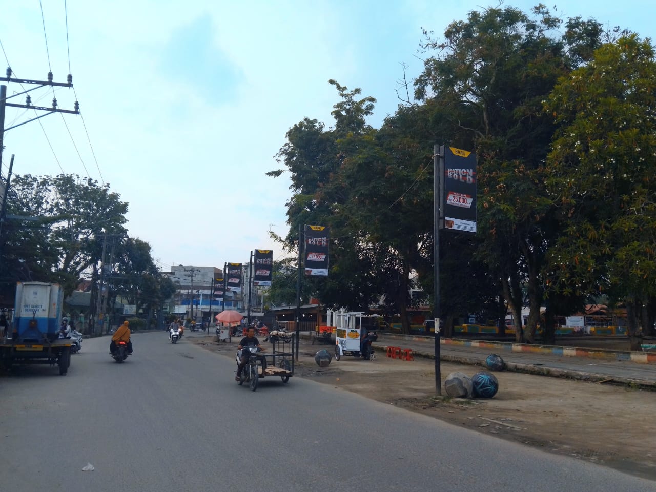 Tiang Pajak Reklame Ilegal Di Tanjungbalai Sebahagian Belum Di Cabut