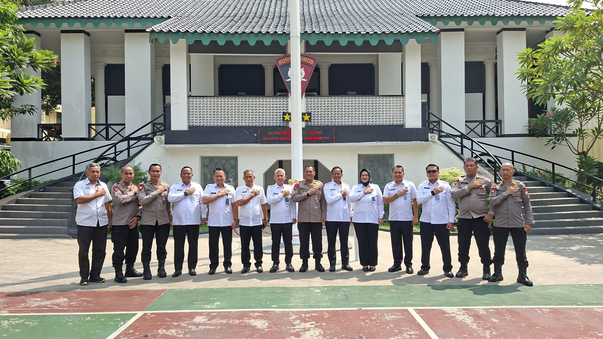 Perkuat Sinergi Keamanan, Karutan Cipinang Ikuti Audiensi dengan Komandan Satuan Brimob Polda Metro Jaya