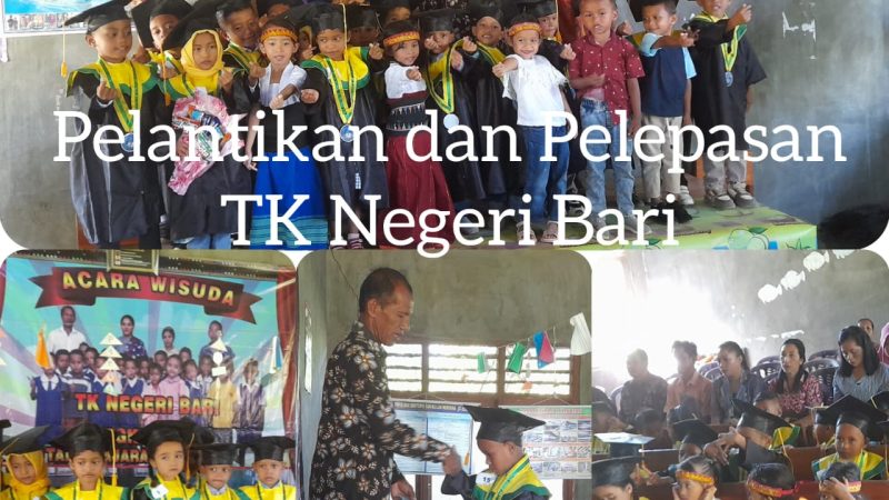 TK Negeri Bari Gelar Perpisahan dan Wisuda Sebanyak 17 Orang Murid