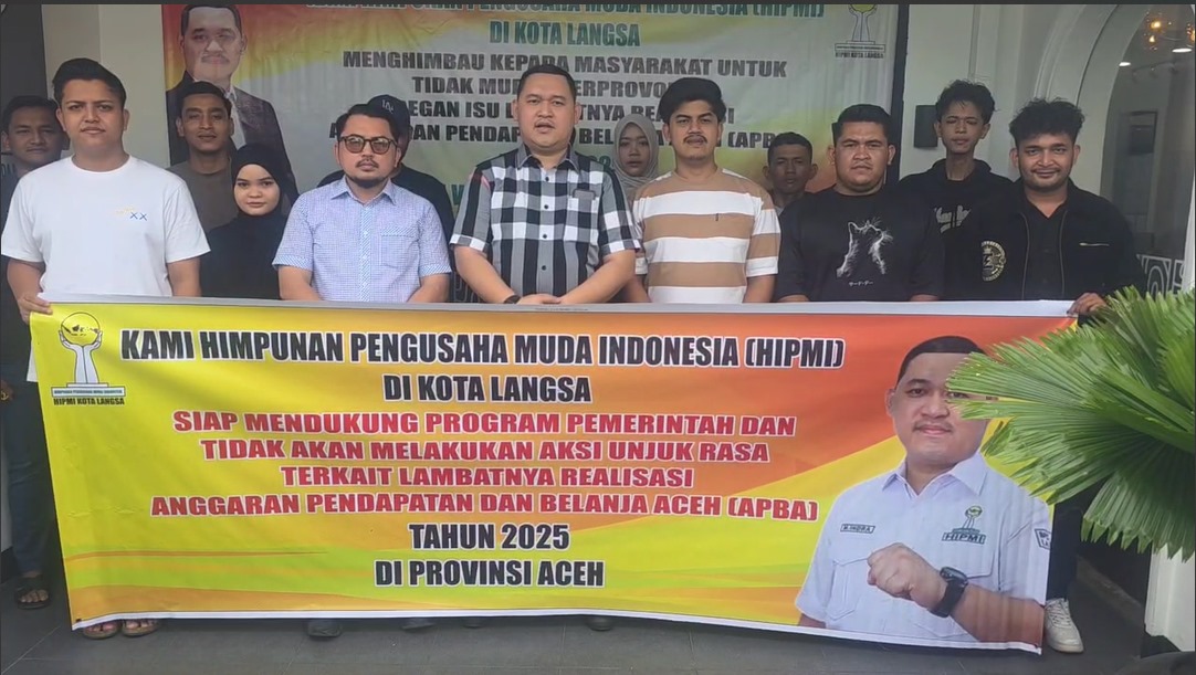 Imbau warga tak terprovokasi Isu APBA 2025, Ini Kata HIPMI Langsa