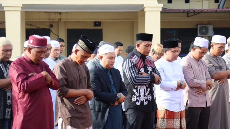 Polres Tanjung Balai Gelar Sholat Idul Adha