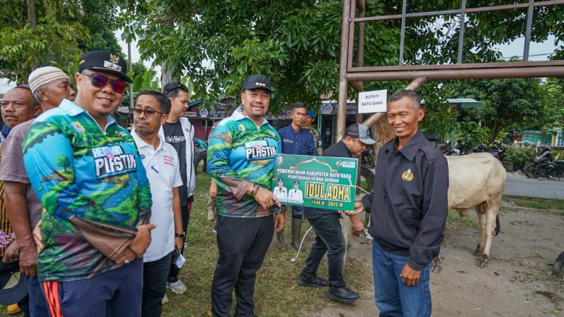 Jelang Idul Adha, Bupati Baharuddin Siagian Serahkan Hewan Qurban