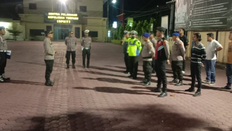 Polres Tanjung Balai Intensifkan Patroli Malam Cegah Kejahatan Jalanan