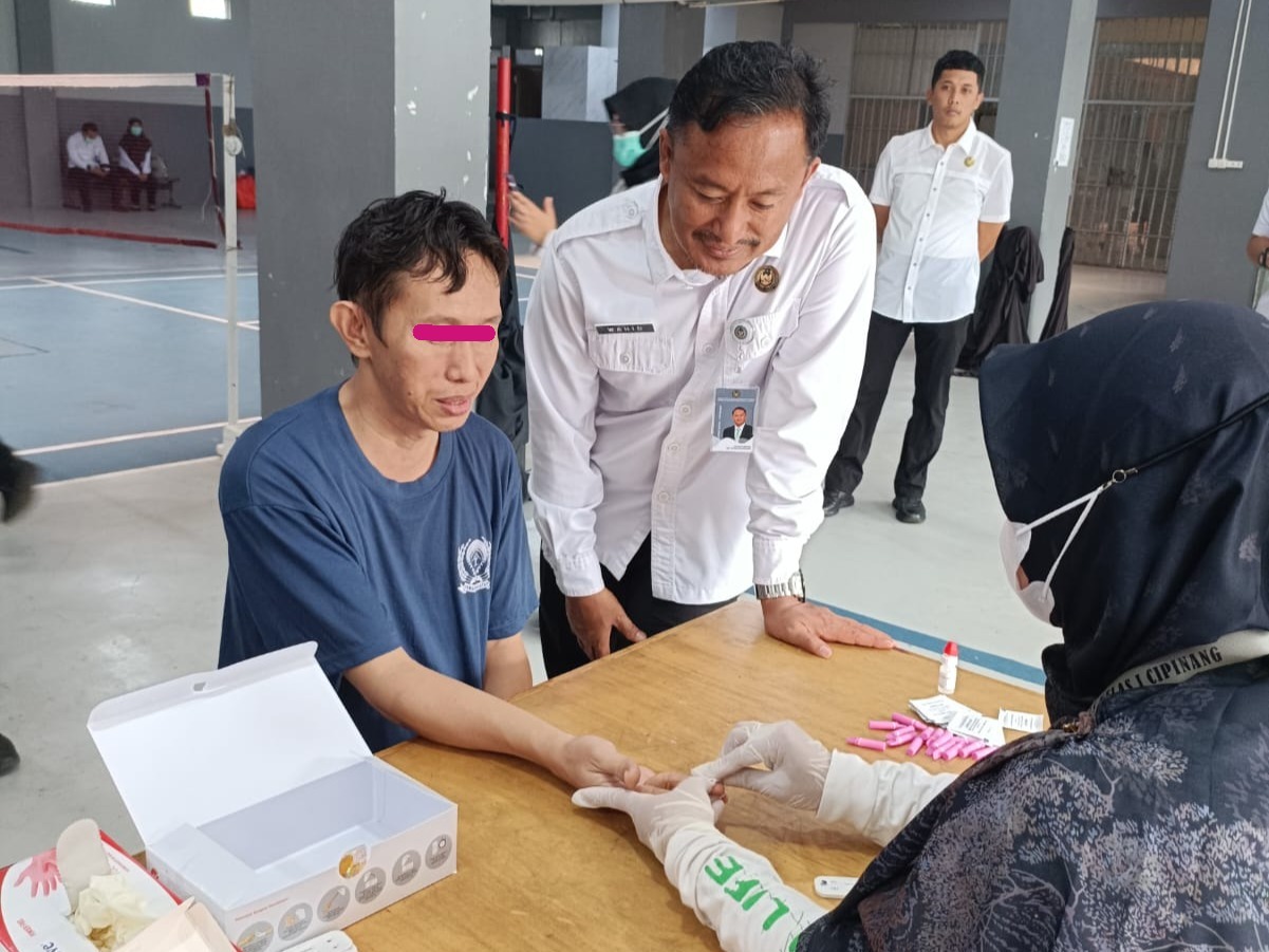 Lapas Cipinang Pastikan Hak Kesehatan Warga Binaan melalui Skrining Penyakit Menular