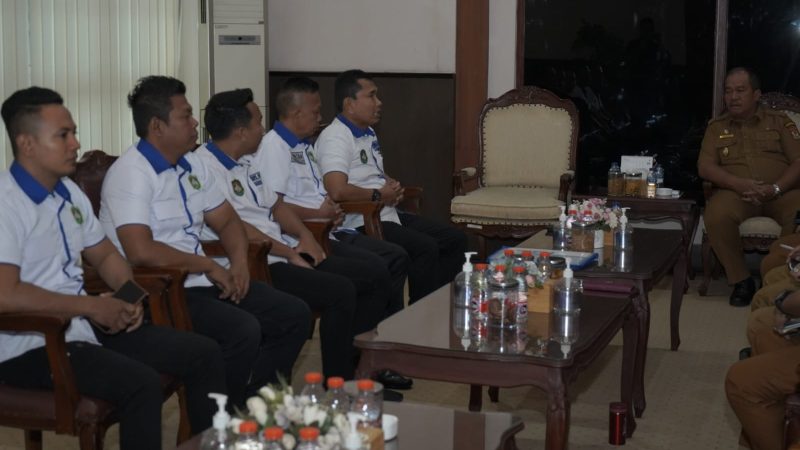Bupati Asahan Terima Audiensi Pertina Kabupaten Asahan untuk Kejurda Tinju 2025