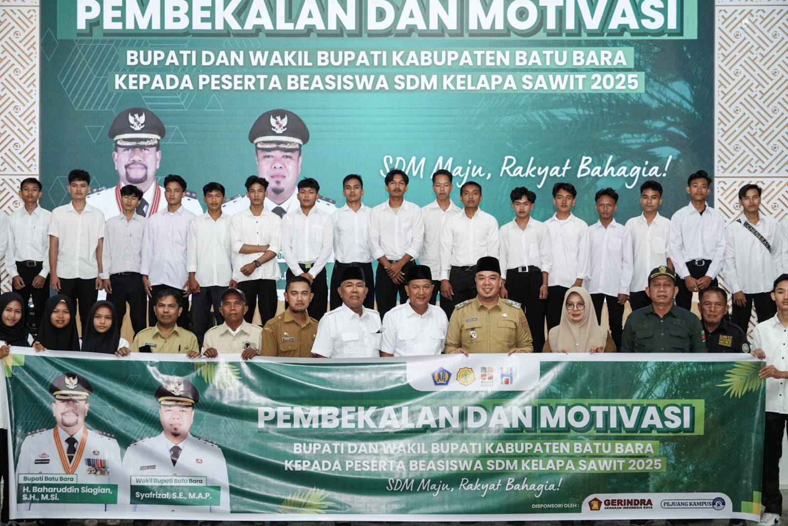 Wakil Bupati Syafrizal Motivasi Peserta Ujian Beasiswa SDM Kelapa Sawit, Belajar Giat Jangan Sia – Siakan Kesempatan