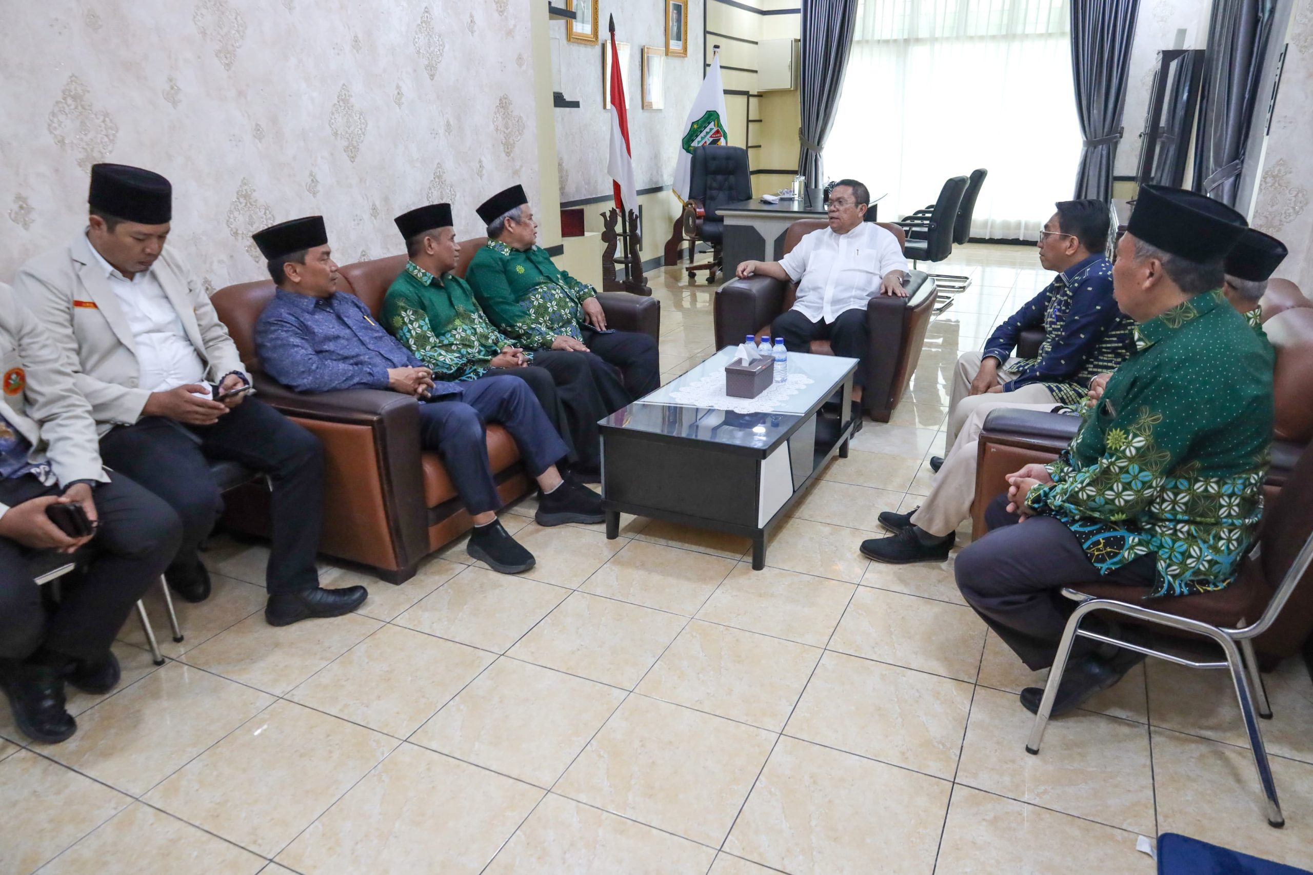 Pengurus Pimpinan Daerah (PD) Muhammadiyah Kota Pematangsiantar Silaturahmi ke Wali Kota Wesli Silalahi