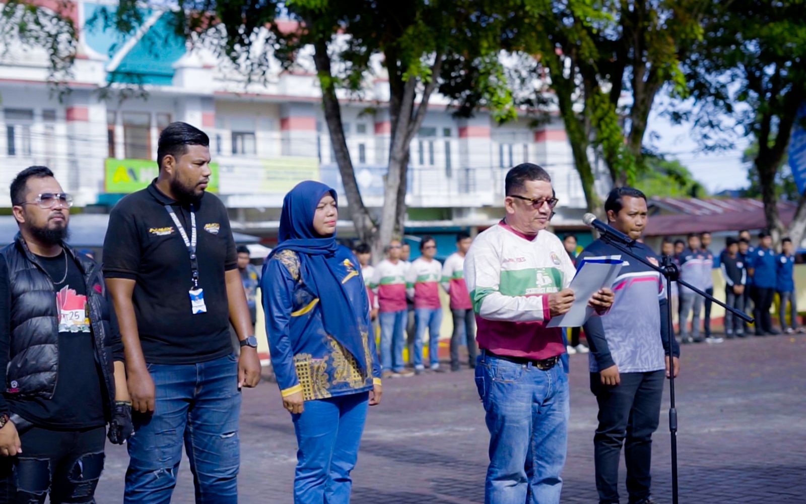 Semarak Hari Bhayangkara ke-79, Polres Aceh Barat Gelar Deklarasi Keselamatan Lalu Lintas dan Lomba Safety Riding