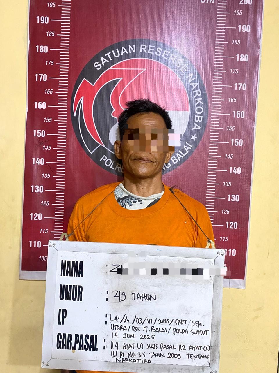 Pengedar Narkoba di Kota Tanjung Balai Di Tangkap Polisi Usai Loncat Dari Lantai Dua