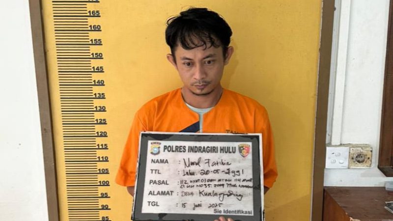 DPO Kasus Narkoba Akhirnya Berhasil di Tangkap Tiim Satuan Reserse Narkoba Polres Inhu Riau