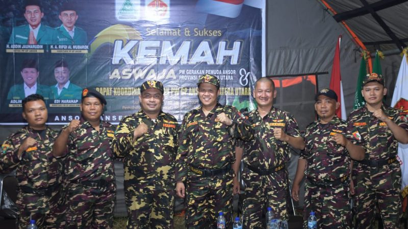 Anggota GP Ansor-Banser Ikuti Kemah Aswaja, Adlin Tambunan : Tetap Solid Satu Komando