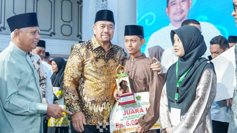 Bupati Baharuddin Siagian Hadiri Penutupan STQH ke – 19 Provinsi Sumatera Utara