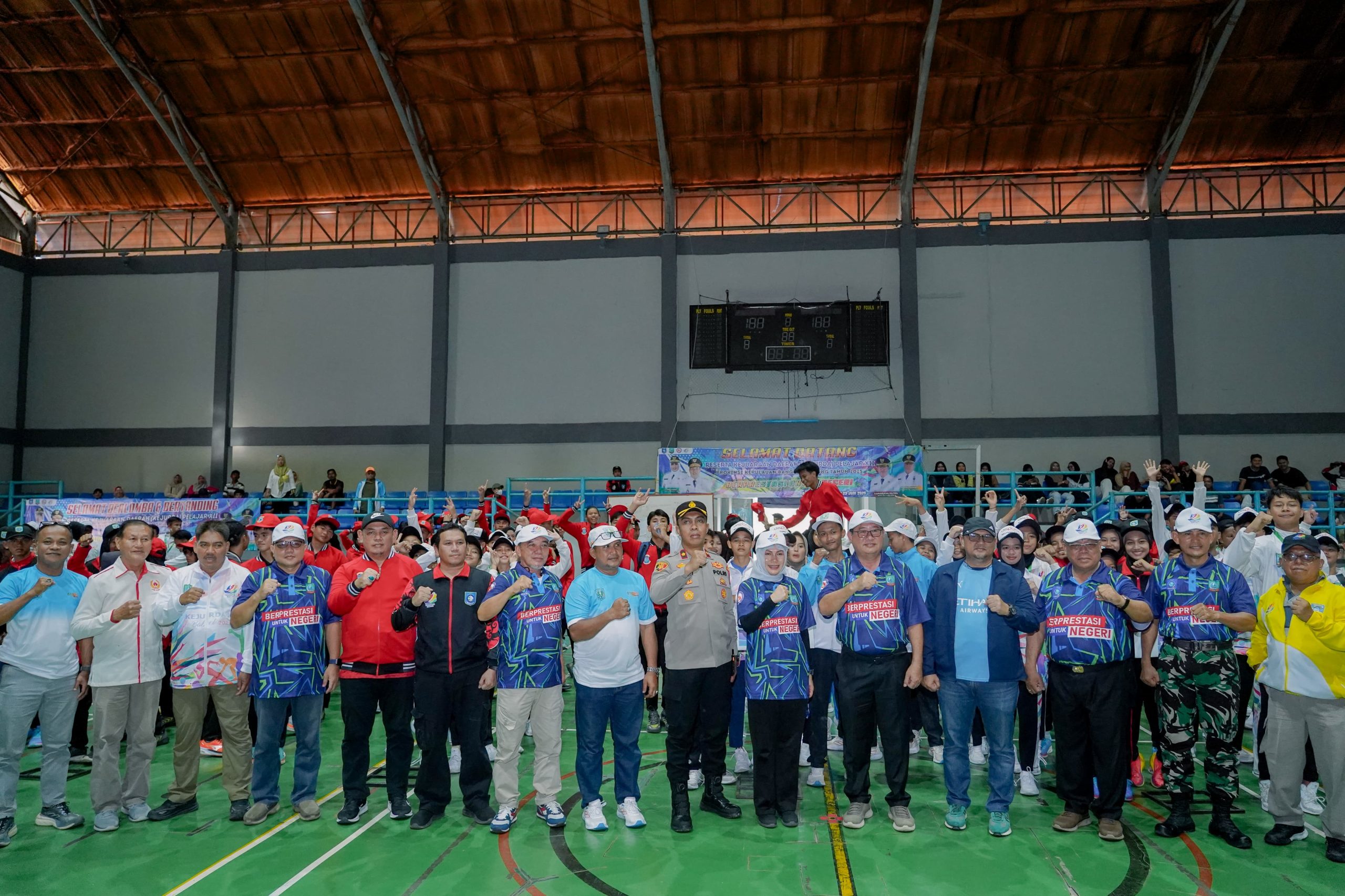 Kontingen Kota Pangkalpinang Berhasil Menjadi Juara Umum Kejuaraan Daerah Pelajar Tingkat Provinsi Kepulauan Bangka Belitung Tahun 2025