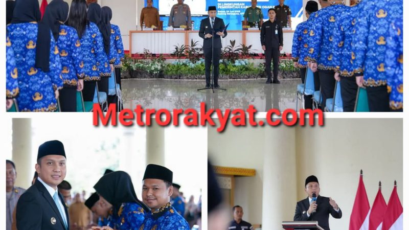 Bupati Panca Melantik 122 CPNS Di Lingkungan Pemkab Ogan Ilir, 99 Tenaga Teknis Dan 33 Nakes