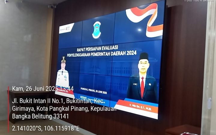 Pemerintah Kota Pangkalpinang Melaksanakan Rapat Evaluasi Persiapan Penyelenggaraan Pemerintahan Daerah (PPD) Tahun 2024