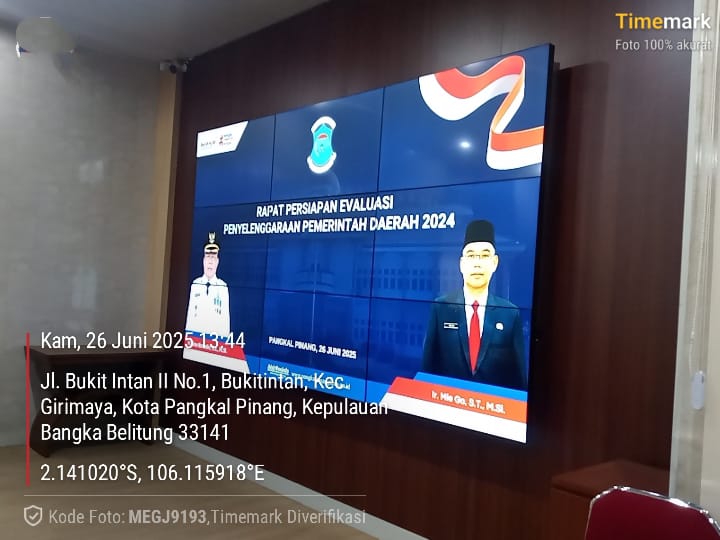 Pemerintah Kota Pangkalpinang Melaksanakan Rapat Evaluasi Persiapan Penyelenggaraan Pemerintahan Daerah (PPD) Tahun 2024