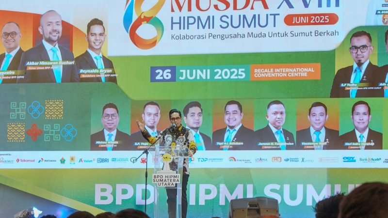 Rico Waas Ajak HIPMI Sumut Sukseskan Program Makan Bergizi Gratis