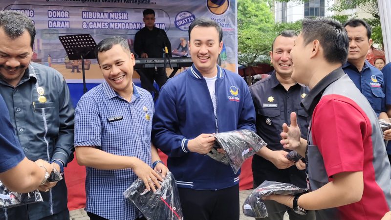 Partai NasDem Sapa Pasar Kota Medan, M. Afri Risky Lubis Akan Bekerjasama Dengan PUD Pasar Medan Jadikan Pasar Lalang Idola