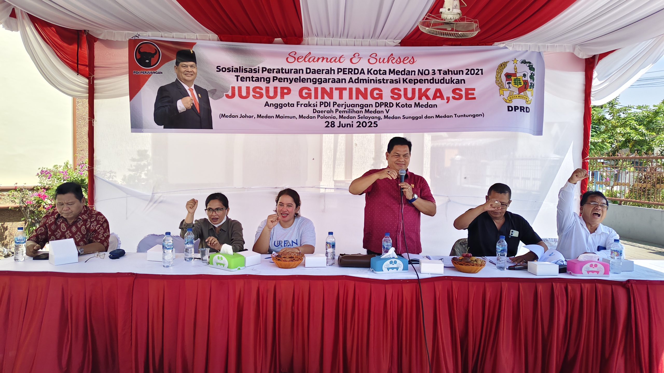 Sosperda Sesi I, Jusup Ginting Suka: Mengurus KTP, KK dan Adminduk di Kantor Lurah dan Disdukcapil Medan Gratis