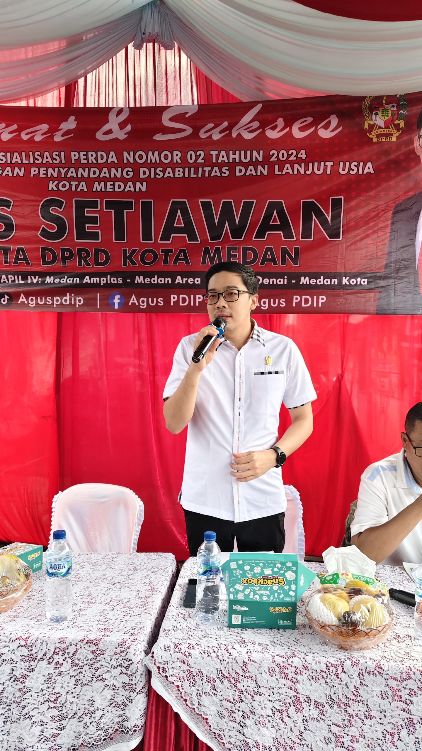 Selenggarakan Sosperda No.2 Tahun 2024 di Daerah Pinggir Rel, Agus Setiawan Bahas Perlindungan Bagi Penyandang Disabilitas dan Lansia