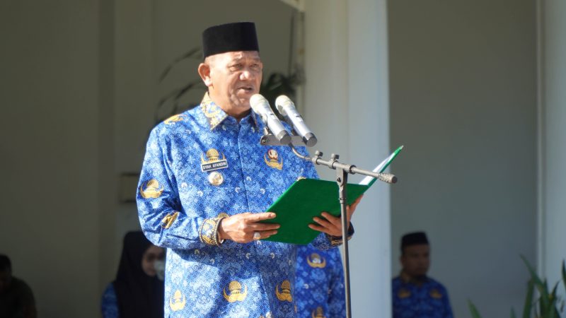 Bupati Langkat Syah Afandin Pimpin Upacara Harla Pancasila 2025: Serukan Penguatan Nilai Kebangsaan