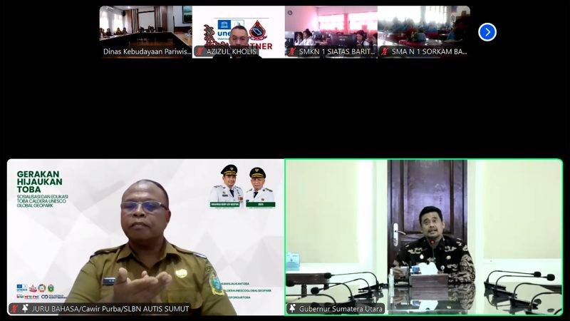 Gubernur Bobby Nasution Ajak Siswa Sumut Bangga dengan Danau Toba