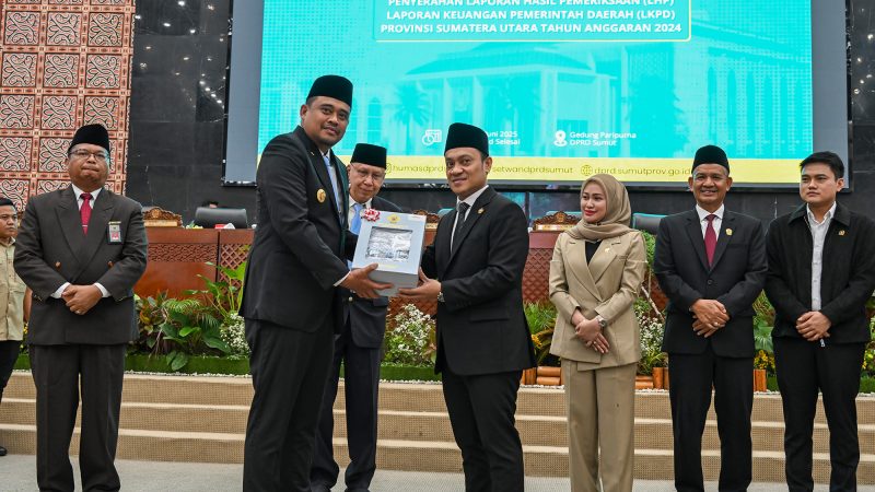 Pemprov Sumut Raih Opini WTP ke-11 dari BPK RI,  Gubernur Bobby Nasution Ingatkan OPD Tetap Pertahankan