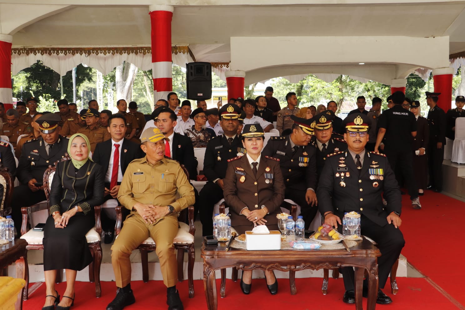 Polri Untuk Masyarakat, Peringatan Hari Bhayangkara ke–79 Tahun 2025 dilaksanakan Polres Langkat dengan khidmat Penuh Kebersamaan
