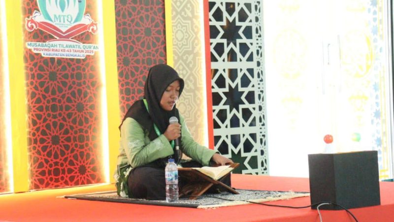 Cabang 5 Juz dan Tilawan Putri Asal Inhu Maju Babak Final