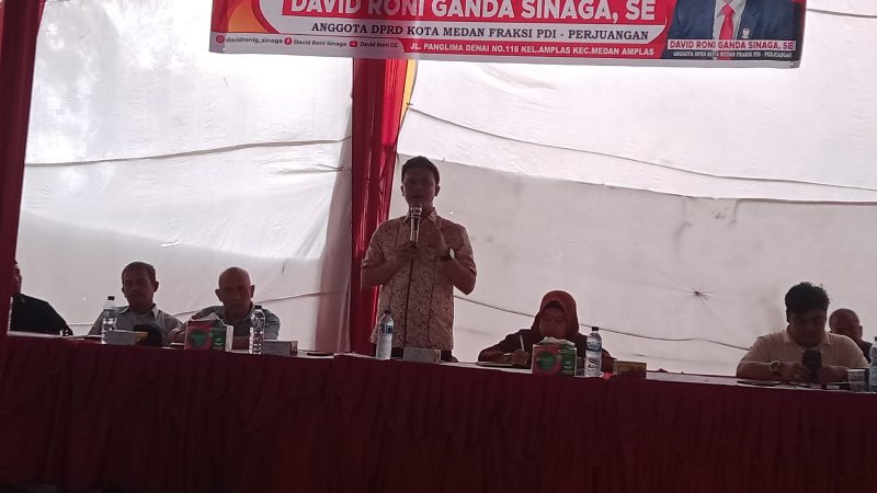 David Roni G Sinaga, Sosialisasikan Perda No.3 Tahun 2024 Tentang Perlindungan dan pengembangan UMKM