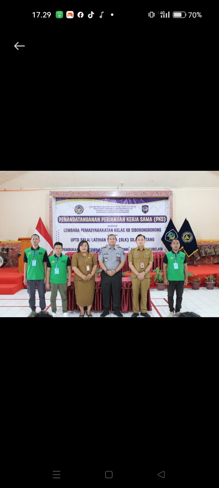 Lapas Kelas IIB Siborongborong Melaksanakan Kegiatan Pembinaan Kemandirian Tahun 2025