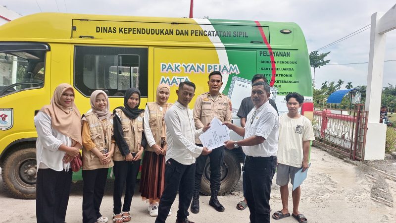 Terobosan Perdana Disdukcapil Sergai Layanan Jemput Bola Sasar Desa Sukajadi