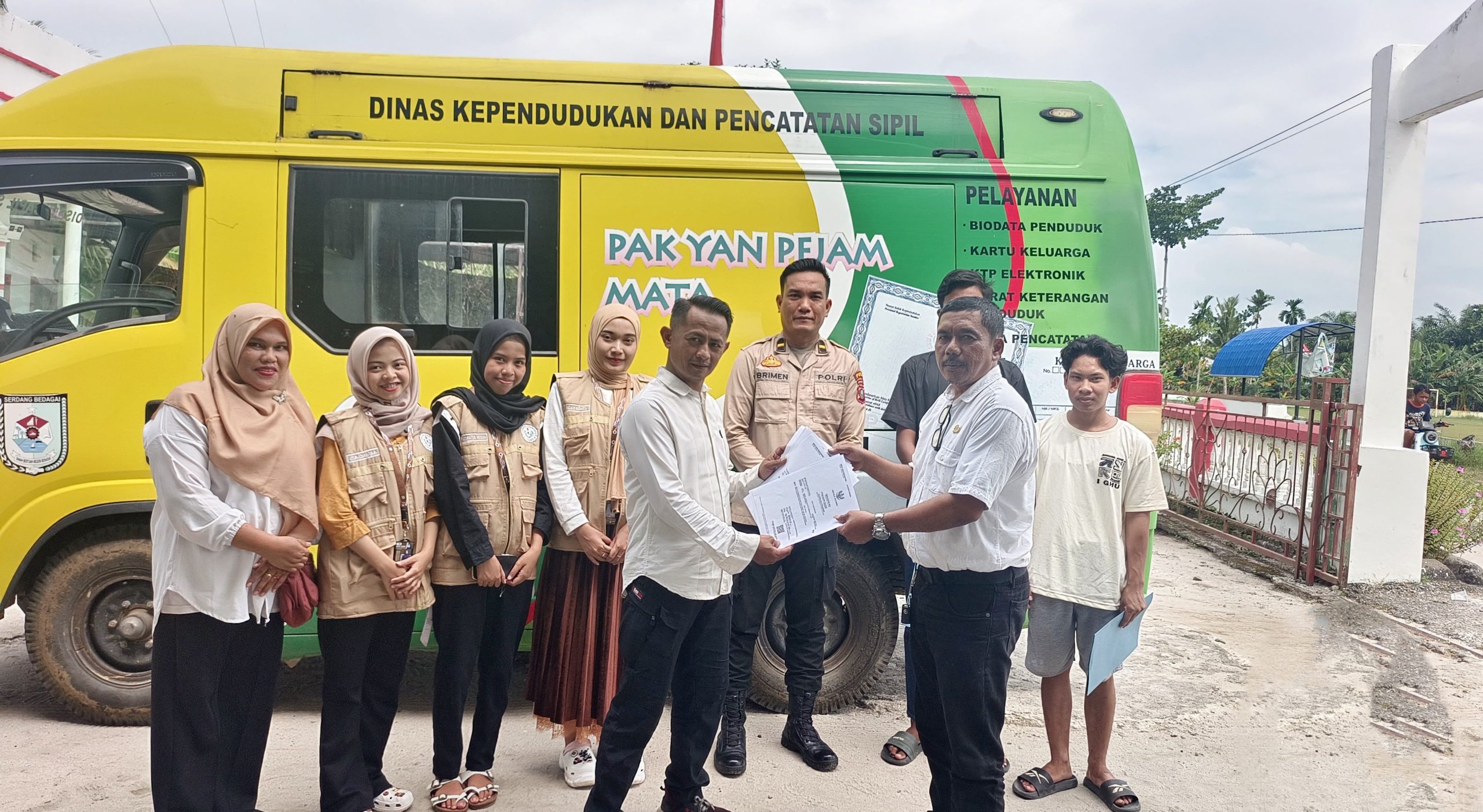 Terobosan Perdana Disdukcapil Sergai Layanan Jemput Bola Sasar Desa Sukajadi
