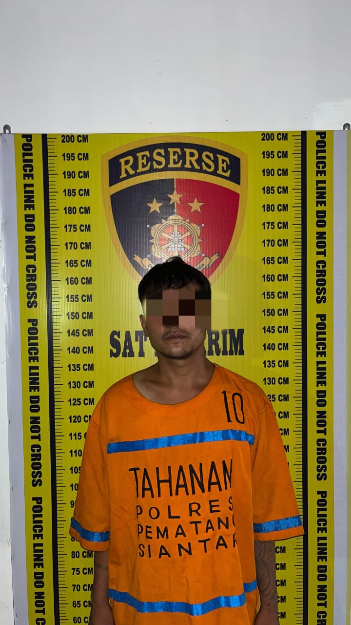 Pria Pelaku Penganiayaan dengan Menggunakan Sajam Diciduk Sat Reskrim Polres Pematangsiantar
