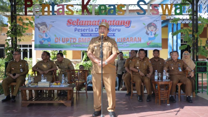 Bupati Hadiri Pembukaan MPLS di SMPN 1 Kisaran, Wakil Bupati dan Sekda Tinjau di Lokasi Lain