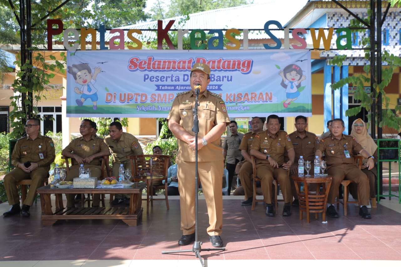 Bupati Hadiri Pembukaan MPLS di SMPN 1 Kisaran, Wakil Bupati dan Sekda Tinjau di Lokasi Lain