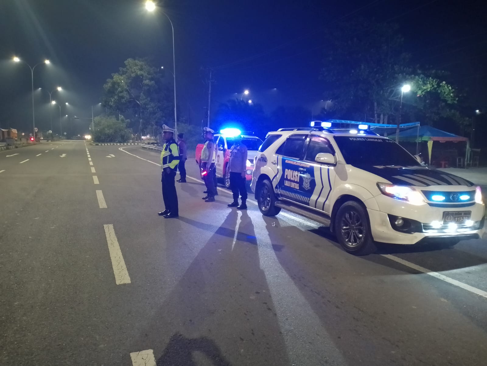 Antisipasi 3C dan Premanisme, Polres Langkat Kerahkan Personel Lakukan Patroli Malam Hari