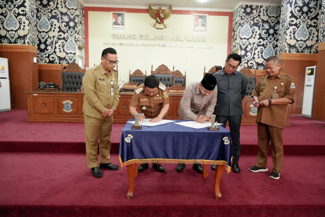 Pj M.Unu Ibnudin Sampaikan Nota Keuangan dan Raperda Tentang Perubahan APBD Kota Pangkalpinang Tahun anggaran 20225