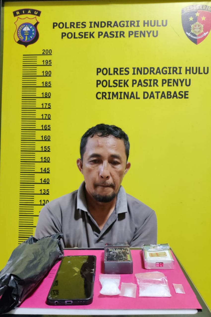 Rumah Kosong Jadi Markas Jual Beli Sabu, Polsek Pasir Penyu Ringkus Pelaku Pengedar Sabu