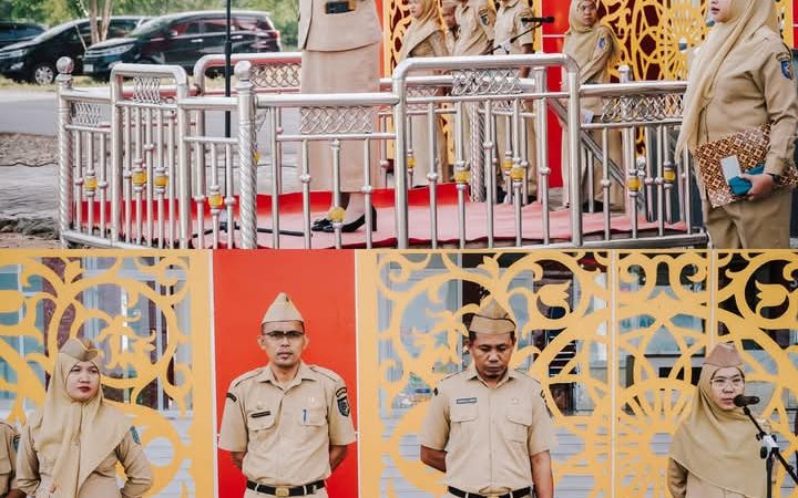 Bapenda Bertindak Sebagai Petugas Apel Gabungan ASN di Lingkungan Pemkab Batu Bara