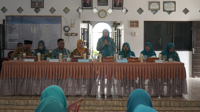 TP-PKK Asahan Dorong Tertib Administrasi Desa Lewat Pembinaan Langsung