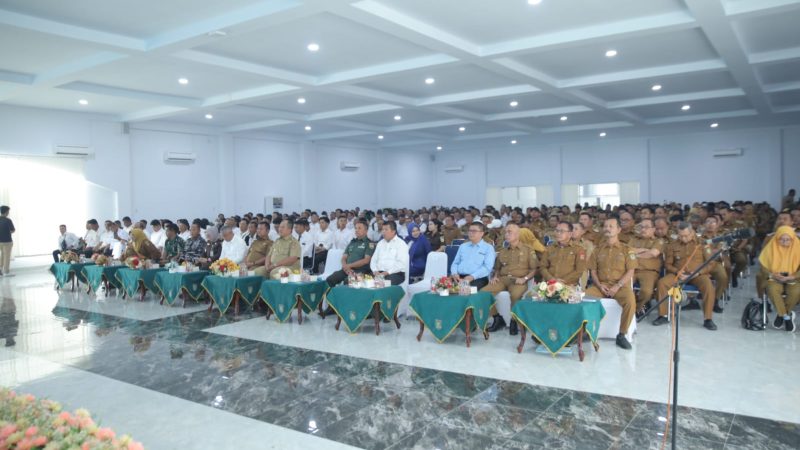 Bupati Asahan Ikuti Peluncuran Kelembagaan 80.000 Koperasi Merah Putih