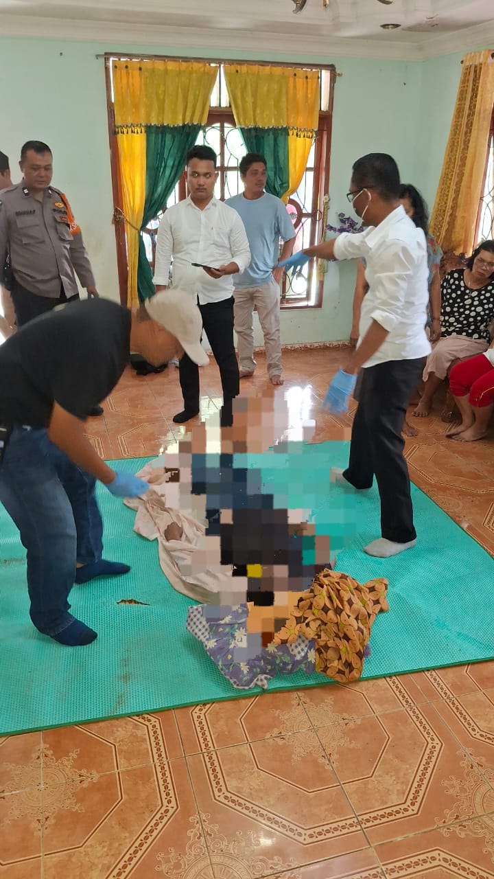 Penemuan Mayat Pria di Sungai di Sungai Pancur Lima, Kapolsek Siantar Martoba Pimpin Pengecekan TKP