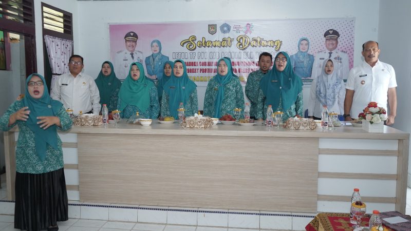 Ketua TP. PKK Kabupaten Asahan Sosialisasikan dan Monitoring IVA Test di Kecamatan Aek Songsongan