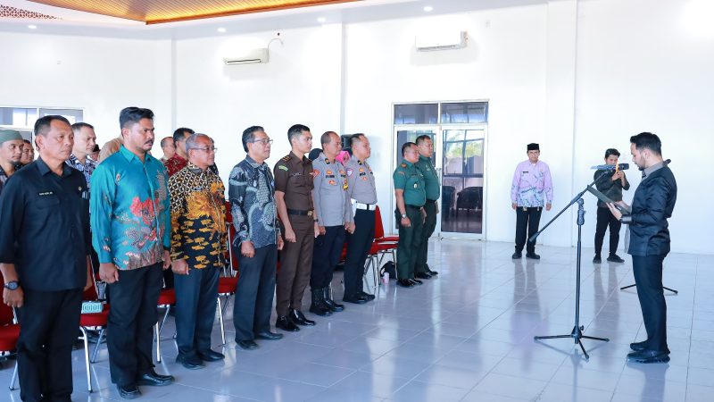 Panitia Penyelenggara Peringatan Hari Ulang Tahun (HUT) ke-80 Kemerdekaan Republik Indonesia tingkat Kabupaten Aceh Barat resmi Dikukuhkan